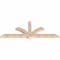Ekena Millwork Redmond Smooth Timber Gable Bracket, Douglas Fir, 96"W x 36"H x 3 1/2"D x 5 1/2"F, 9/12 Pitch GBW096X36X0406RED00SDF - alternate 2